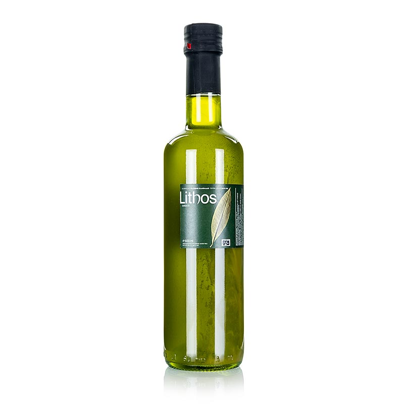 Lithos Olivenöl Extra Nativ, frühe Ernte, aus Griechenland (naturtrüb) - 500 ml - Flasche Lithos Olivenöl Extra Nativ, frühe Ernte, aus Griechenland (naturtrüb) - 500 ml - Flasche
