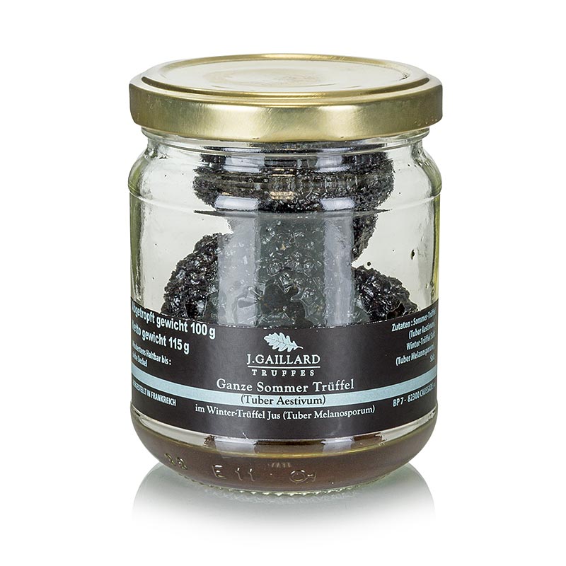 Zomertruffels, hele truffels, in wintertruffelsap, Gaillard - 115 g - glas