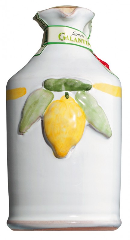 Olio al limone, orcio, Natives Olivenöl extra mit Zitrone, Krug, Galantino - 250 ml - Krug