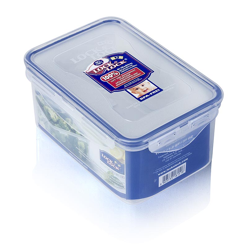 Fresh box slot en slot, 1,1 l, rechthoek 179x127x88mm - 1 stuk - Veel