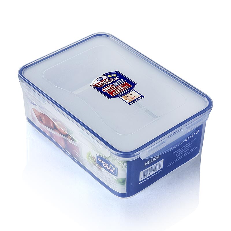 Freshbox Lock and Lock, 2,6 l, rectangular 250 x 180 x 93 mm - 1 pc - loose Freshbox Lock and Lock, 2,6 l, rectangular 250 x 180 x 93 mm - 1 pc - loose