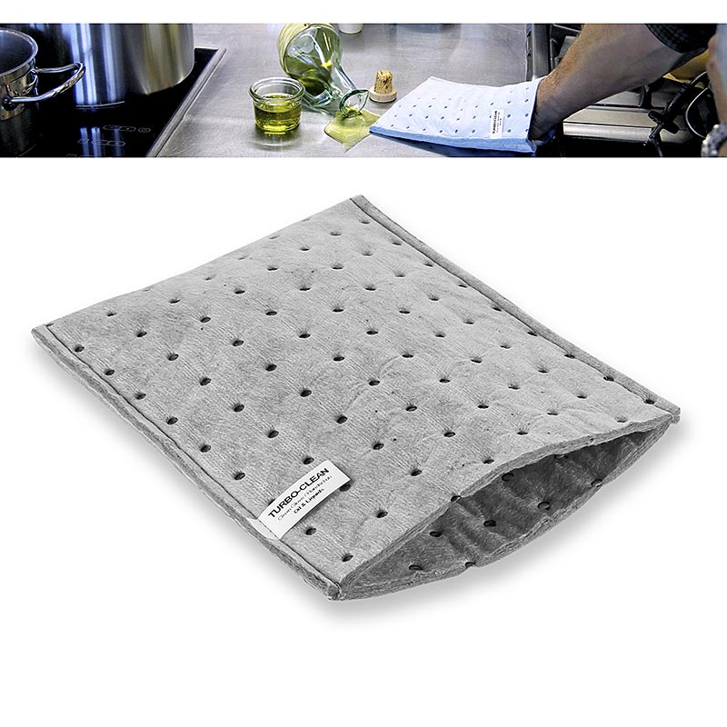 Turbo Clean-handschoen, olie-vloeistoffen, handschoen voor het oppakken van vloeistof, grijs - 10 stuks - film Turbo Clean-handschoen, olie-vloeistoffen, handschoen voor het oppakken van vloeistof, grijs - 10 stuks - film