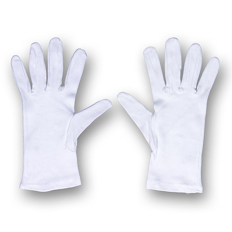 Serving glove Tunis, pair, white, one size, For women, Karlowsky - 1 pc - foil