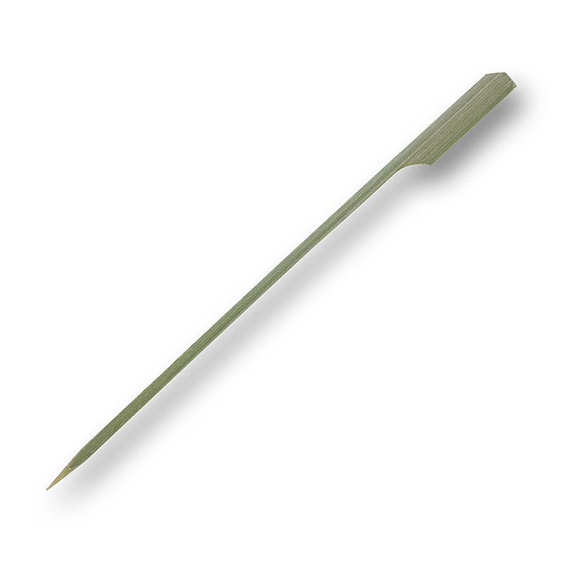 Bamboo skewers, with end of leaves, 18 cm - 50 hours - bag Bamboo skewers, with end of leaves, 18 cm - 50 hours - bag