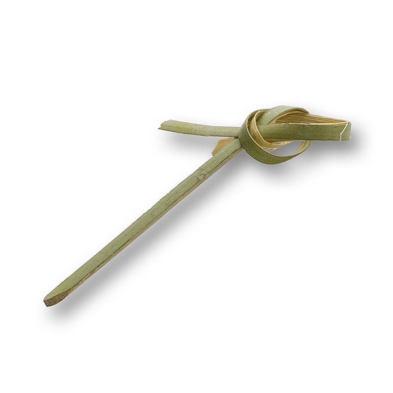 Bambus-Spieße, mit Knotenende, grün, 5 cm, 100% Chef - 100 St - Beutel Bambus-Spieße, mit Knotenende, grün, 5 cm, 100% Chef - 100 St - Beutel