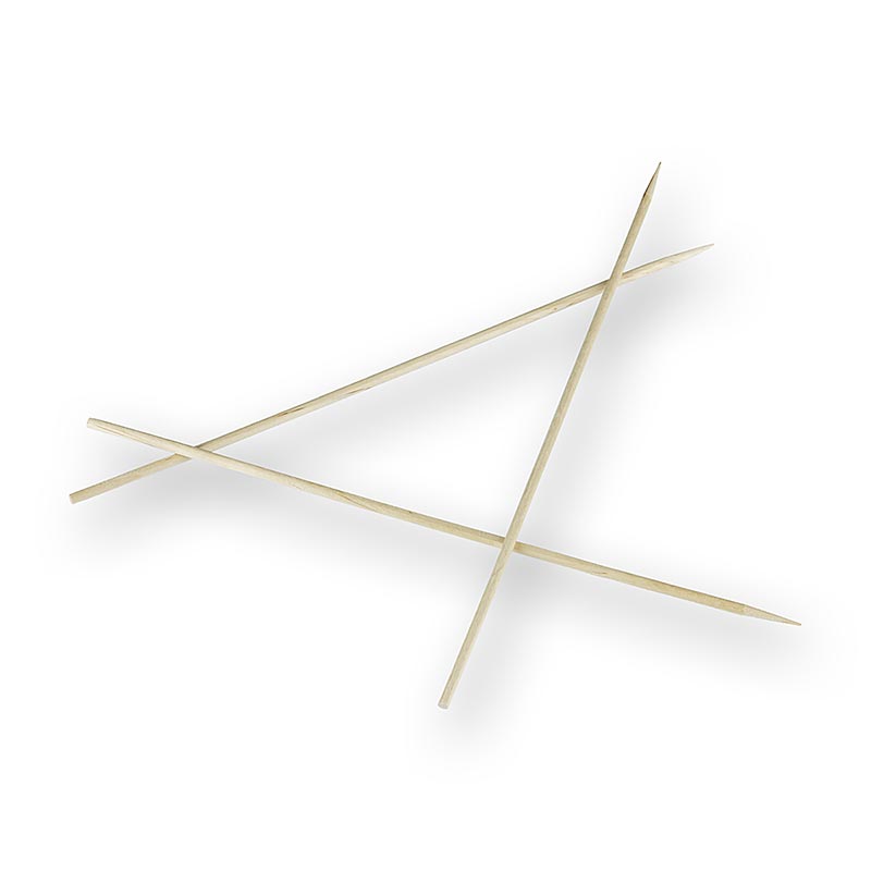 Wooden skewers, 20 cm - 1,000 St - bag Wooden skewers, 20 cm - 1,000 St - bag