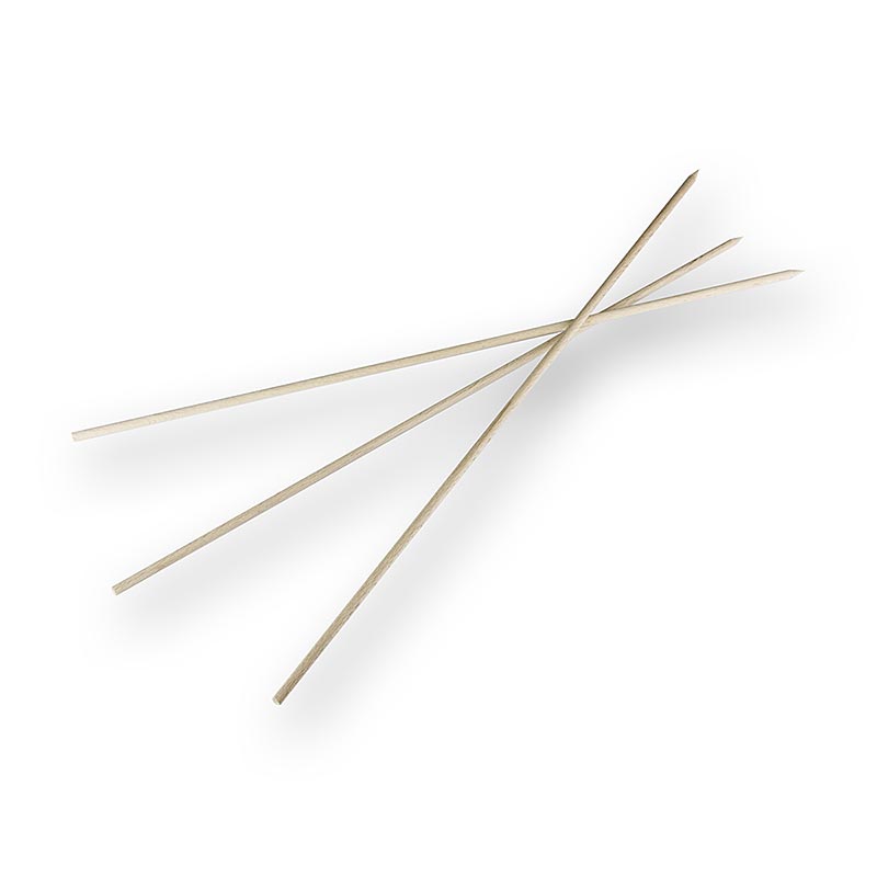 Wooden skewers, 40 cm, beech wood - 200 St - bag