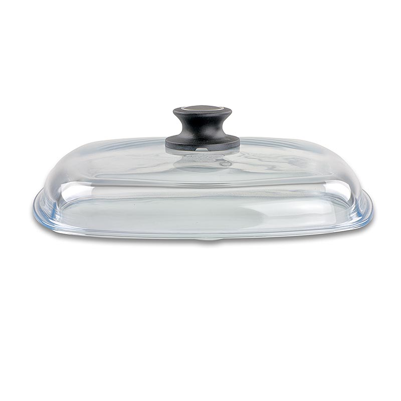 AMT Gastroguss, glass lid for roasting pan angular, 28cm - 1 pc - foil