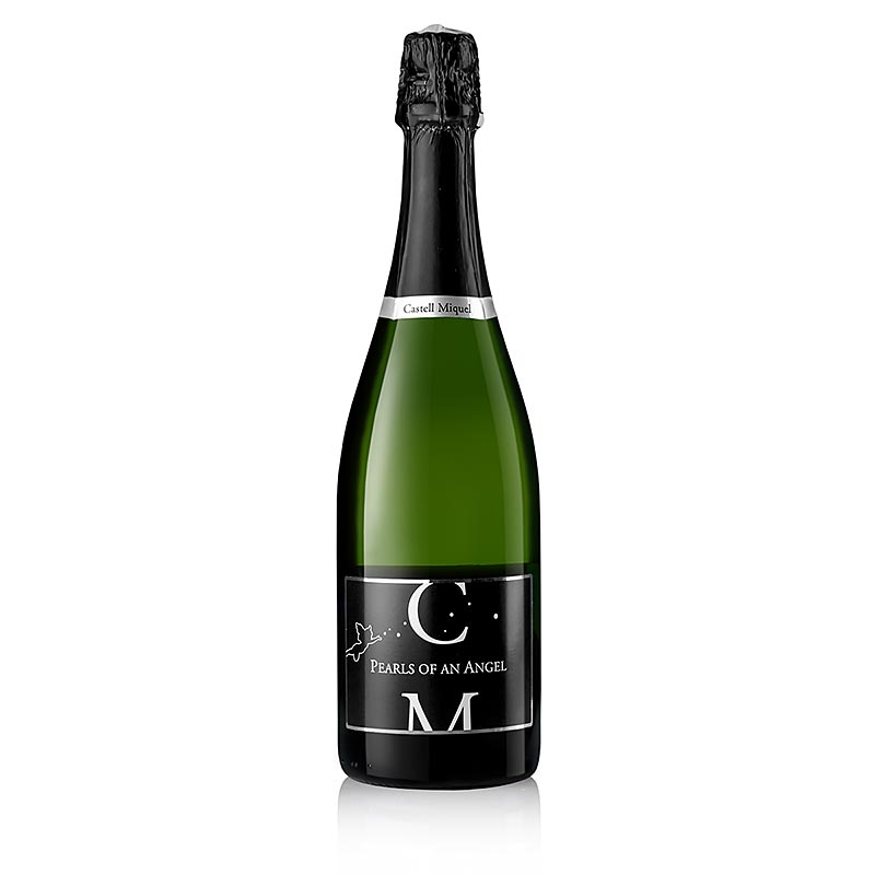 Castell Miquel Pearls of Angel Cava, Brut Alaro, brut, 12% vol. Mallorca - 750 ml - Flasche Castell Miquel Pearls of Angel Cava, Brut Alaro, brut, 12% vol. Mallorca - 750 ml - Flasche