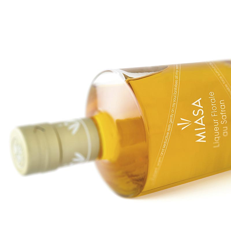 Miasa Safran Likör, 15% vol. - 500 ml - Flasche Miasa Safran Likör, 15% vol. - 500 ml - Flasche