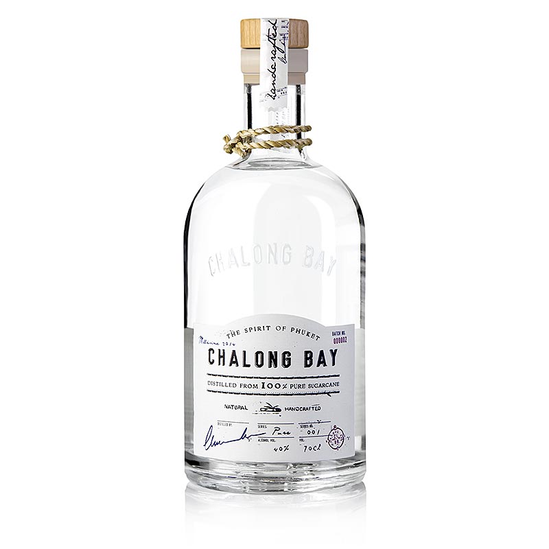 Baie de Chalong, rhum de canne à sucre blanc, 40% vol. - 700 ml - bouteille