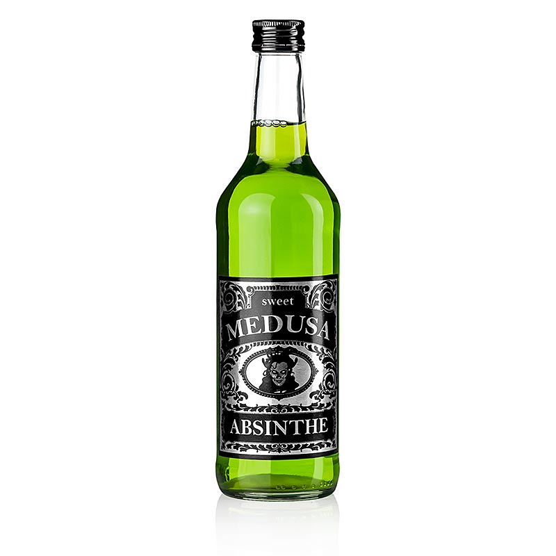 Absinth Medusa sweet, silver Label, 55% vol. - 500 ml - Flasche Absinth Medusa sweet, silver Label, 55% vol. - 500 ml - Flasche
