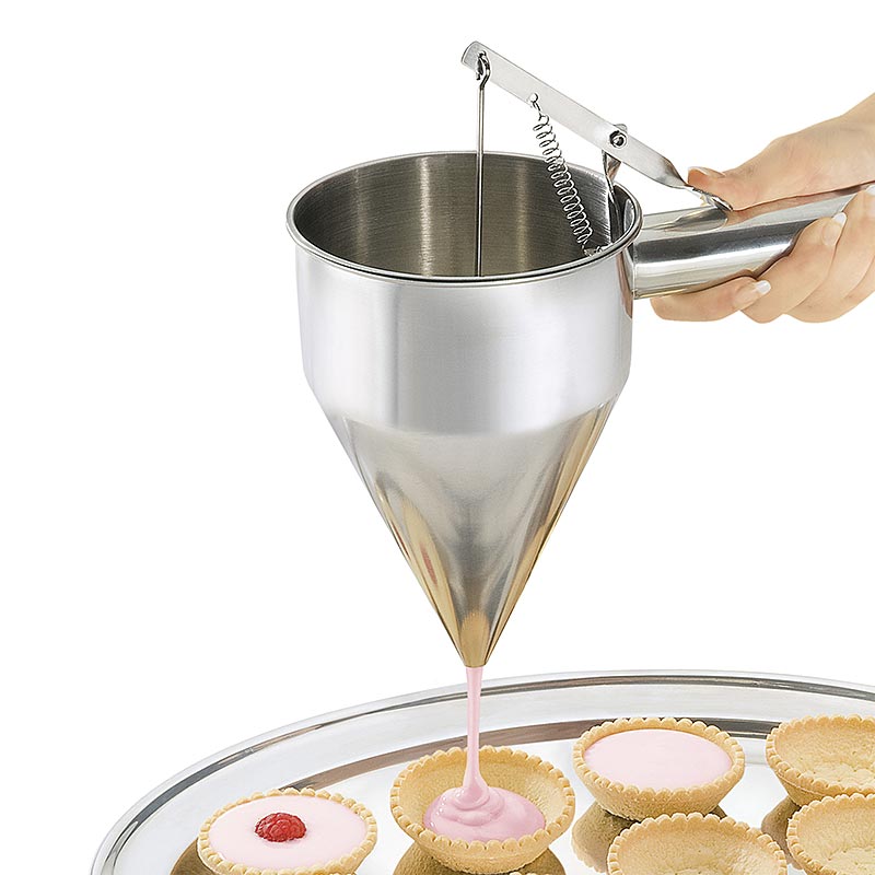 Dosing funnel Multi Doseur, stainless steel, 1 L - 1 pc - carton