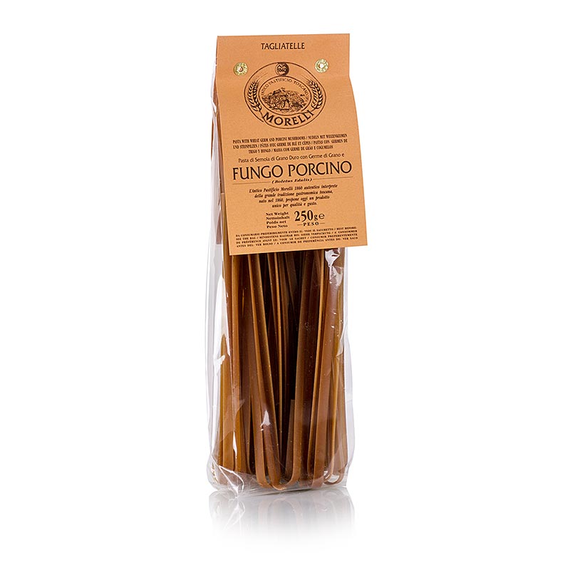 Morelli 1860 Tagliatelle, with porcini mushrooms and wheat germ - 250 g - bag