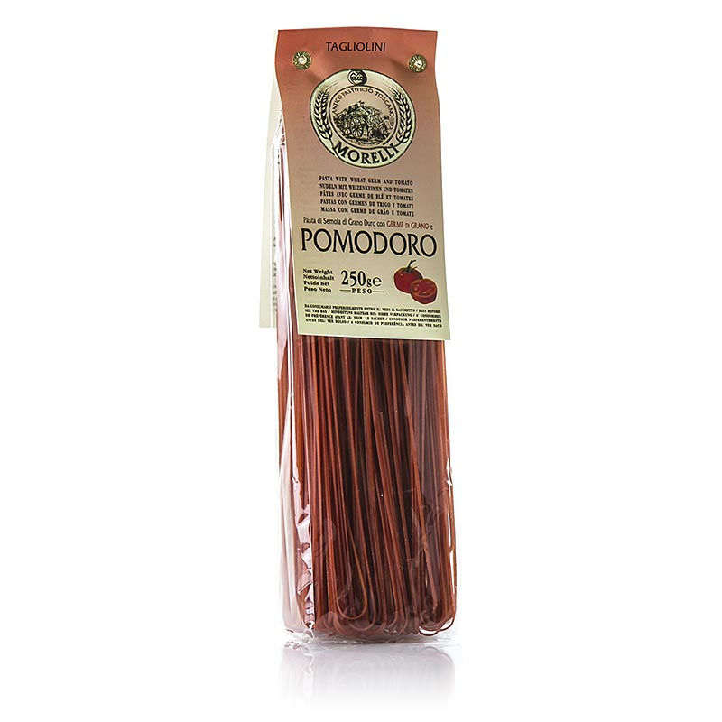 Morelli 1860 Tagliolini al Pomodoro, med tomat- og hvedekim - 250 g - taske