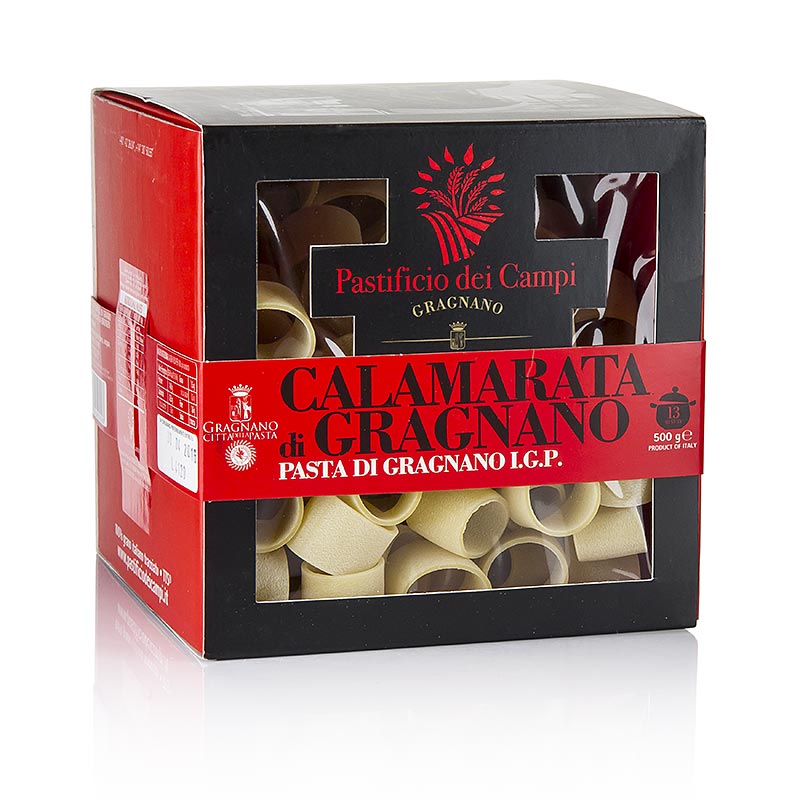 Pastificio dei Campi - No.56 Calamarata, ringvormig, Pasta di Gragnano IGP - 500 g - doos