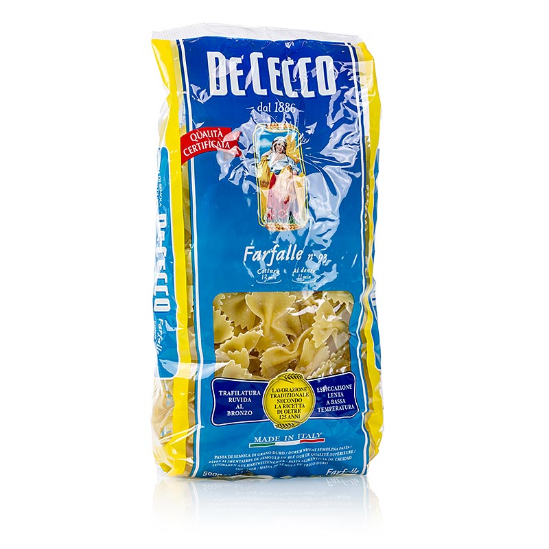 De Cecco Farfalle, nr. 93 - 500g - Tas De Cecco Farfalle, nr. 93 - 500g - Tas