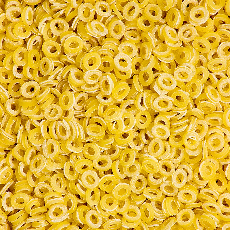 Granoro Anellini, kleine runde Suppennudel, No.73 - 12 kg, 24 x 500g - Karton Granoro Anellini, kleine runde Suppennudel, No.73 - 12 kg, 24 x 500g - Karton