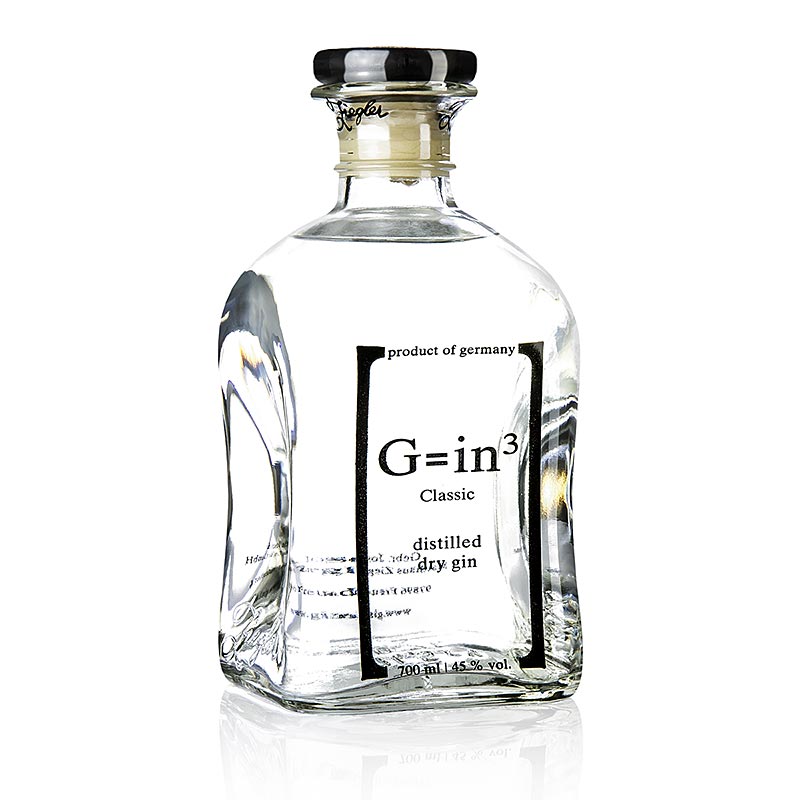 G=in³, Gin Classic, 45% vol., Ziegler - 700 ml - Flasche G=in³, Gin Classic, 45% vol., Ziegler - 700 ml - Flasche