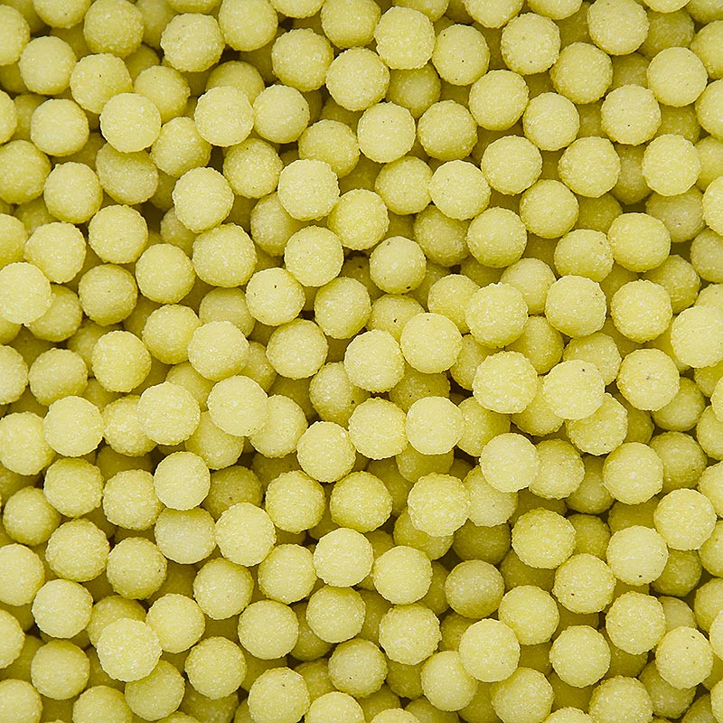 Real Mimosa Beads Yellow Crystallized Edible 1 Kg Carton