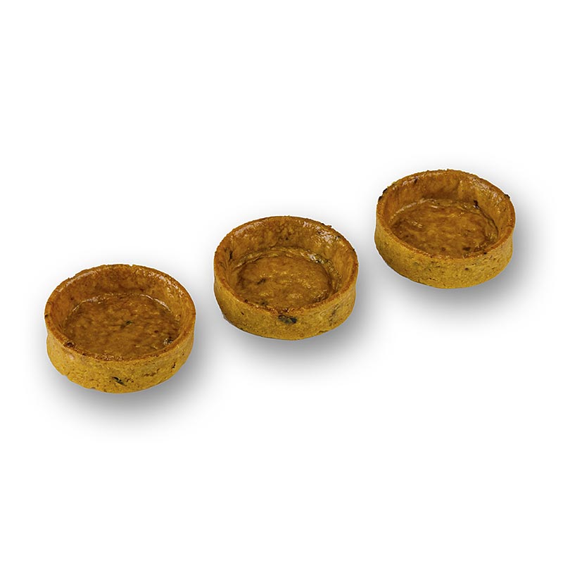 Tartelettes Slim Line Snack, tomate, enrobees, Ø 35 x 10 mm h - 840g, 210 pieces - Papier carton