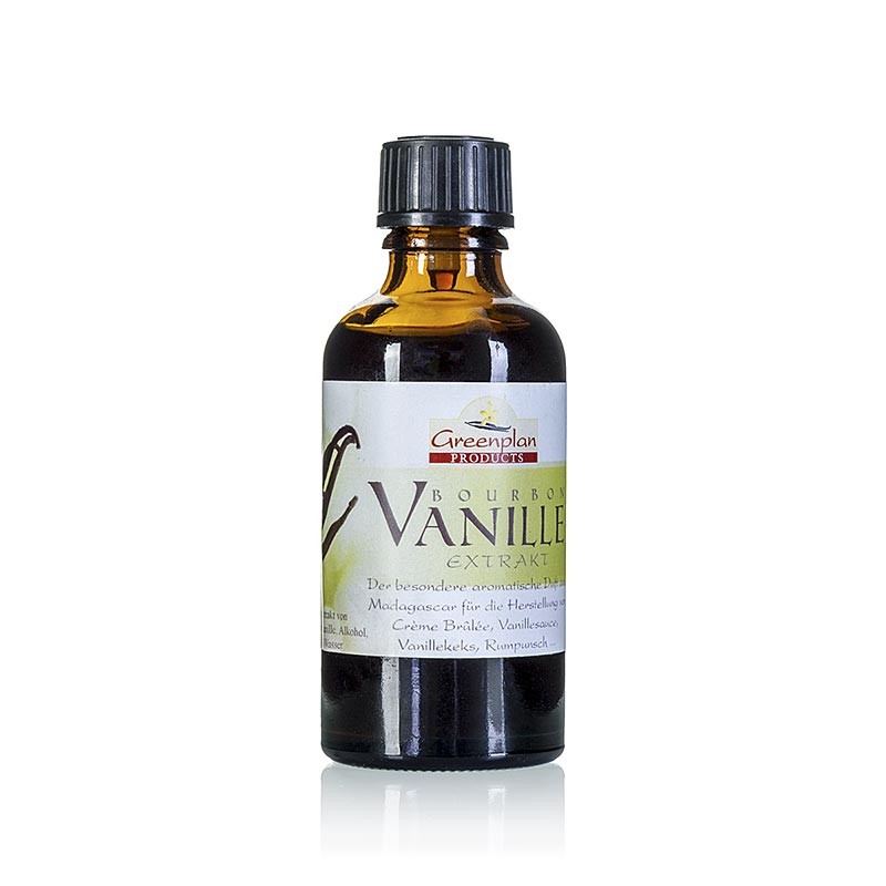 Bourbon vanilla extract, without specks, cold-pressed, from Madagascar - 50 ml - bottle