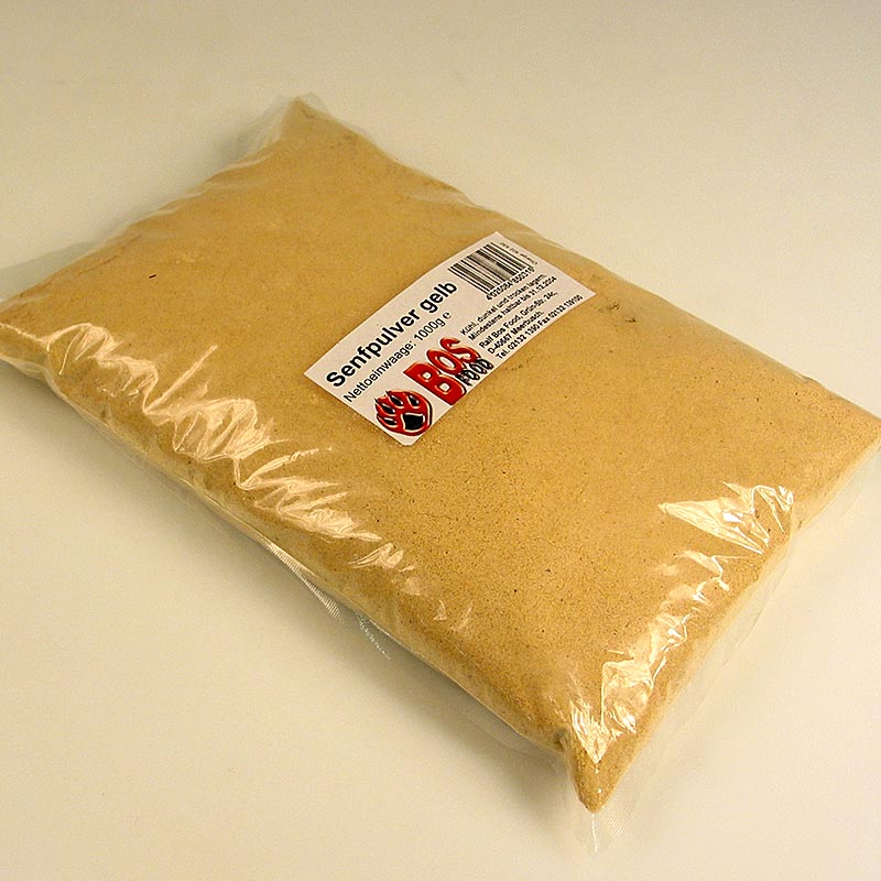 Mosterdmeel, geel - 1 kg - zak