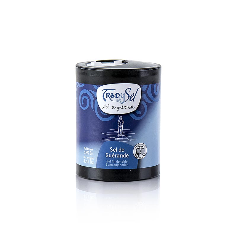 Tafelsalz, fein, Guerande/Frankreich, TradySel, TradySel - 125 g - Dose Tafelsalz, fein, Guerande/Frankreich, TradySel, TradySel - 125 g - Dose