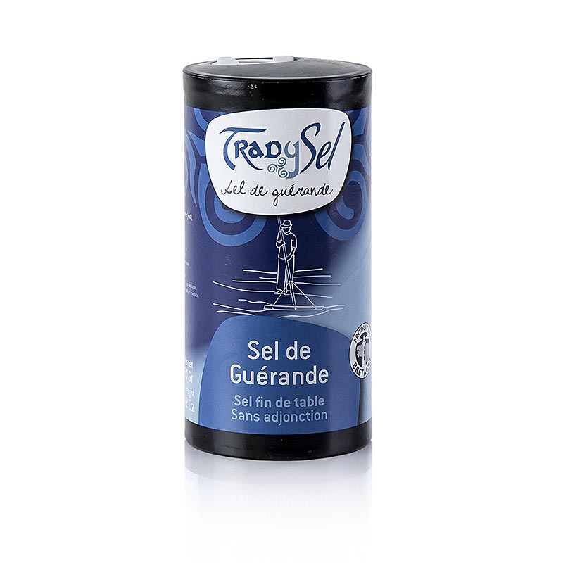 Table salt, fine, Guerande / France, TradySel, TradySel - 250 g - shaker