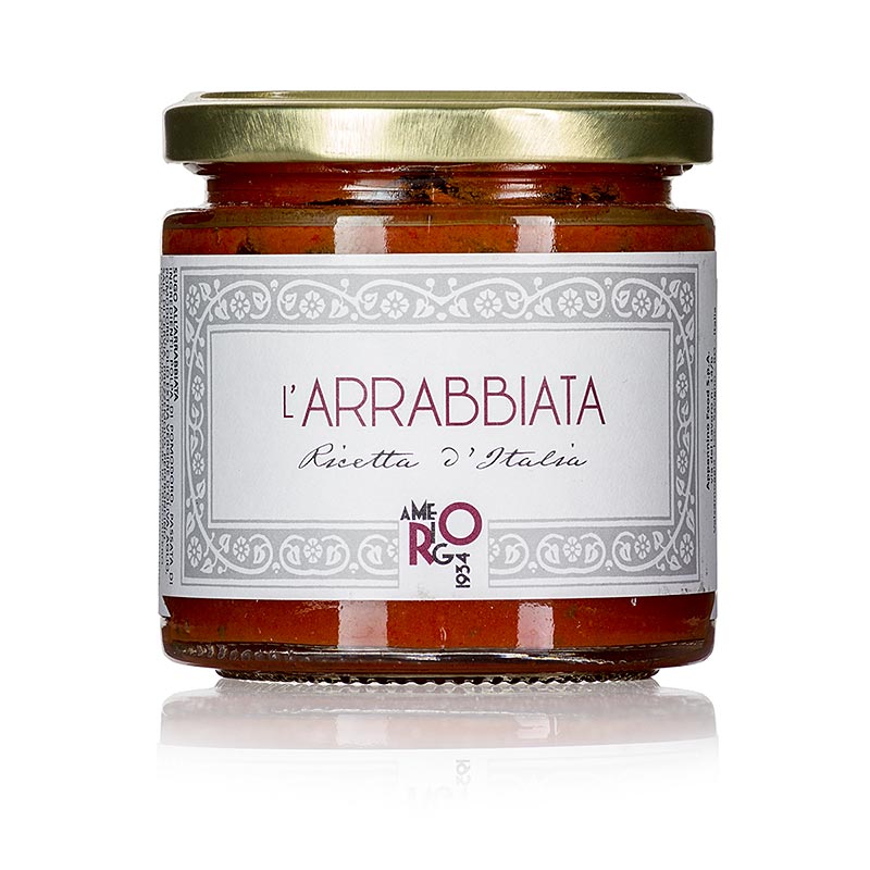 Arrabbiata Sauce, Amerigo - 200 g - Glas Arrabbiata Sauce, Amerigo - 200 g - Glas