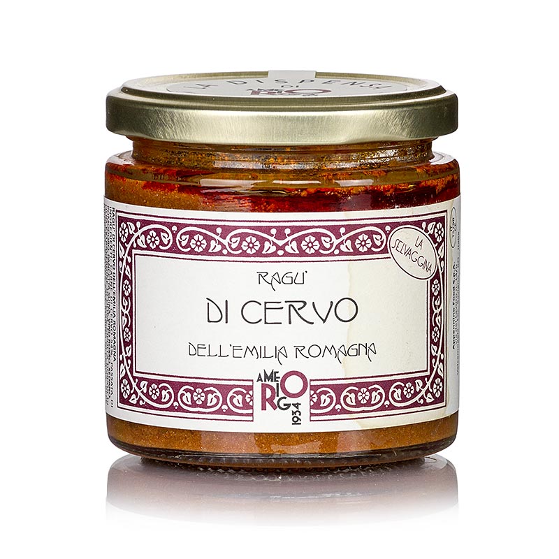 Ragu vom Hirsch, Amerigo - 200 g - Glas Ragu vom Hirsch, Amerigo - 200 g - Glas
