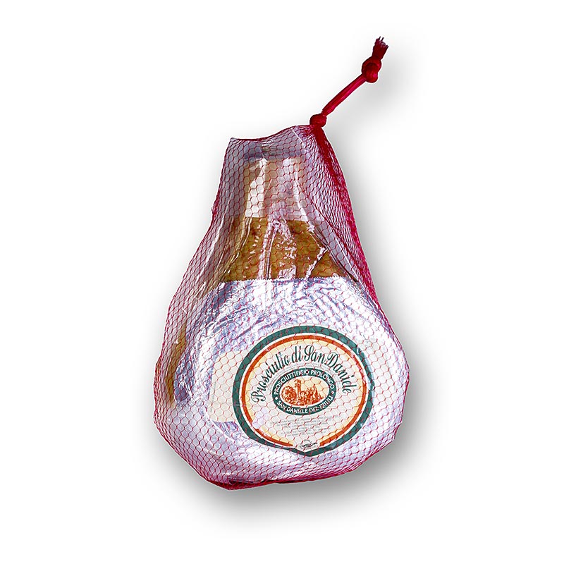San Daniele Schinken DOP, ganzer Schinken ohne Knochen - ca.8 kg - Vakuum San Daniele Schinken DOP, ganzer Schinken ohne Knochen - ca.8 kg - Vakuum