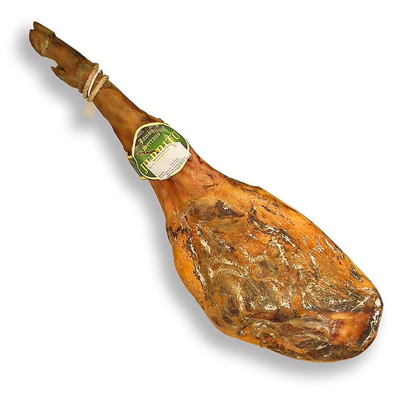 Serrano Reserva, mind. 16 Mon., ganzer Schinken mit Knochen - ca. 7,5 kg - lose Serrano Reserva, mind. 16 Mon., ganzer Schinken mit Knochen - ca. 7,5 kg - lose