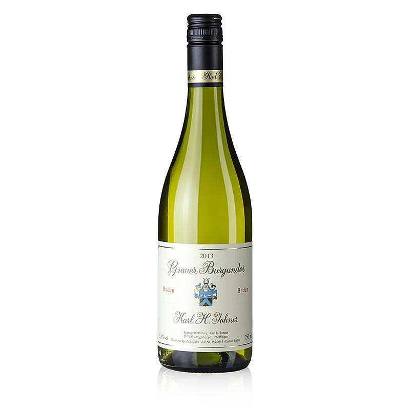2013er Selektion Johner, Grauburgunder, Barrique, trocken, 13,5% vol., Johner - 750 ml - Flasche 2013er Selektion Johner, Grauburgunder, Barrique, trocken, 13,5% vol., Johner - 750 ml - Flasche
