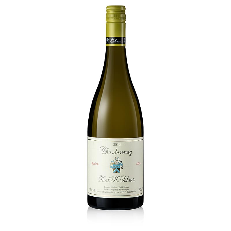 2014er Selektion Johner, Chardonnay, Barrique, trocken, 13,5% vol., Johner - 750 ml - Flaschen 2014er Selektion Johner, Chardonnay, Barrique, trocken, 13,5% vol., Johner - 750 ml - Flaschen