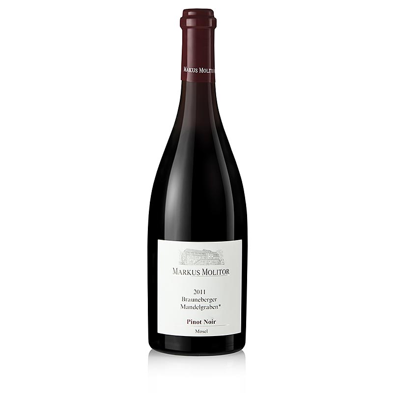 2011er Brauneberger Mandelgraben, Pinot Noir, trocken, 14% vol., Molitor - 750 ml - Flasche 2011er Brauneberger Mandelgraben, Pinot Noir, trocken, 14% vol., Molitor - 750 ml - Flasche