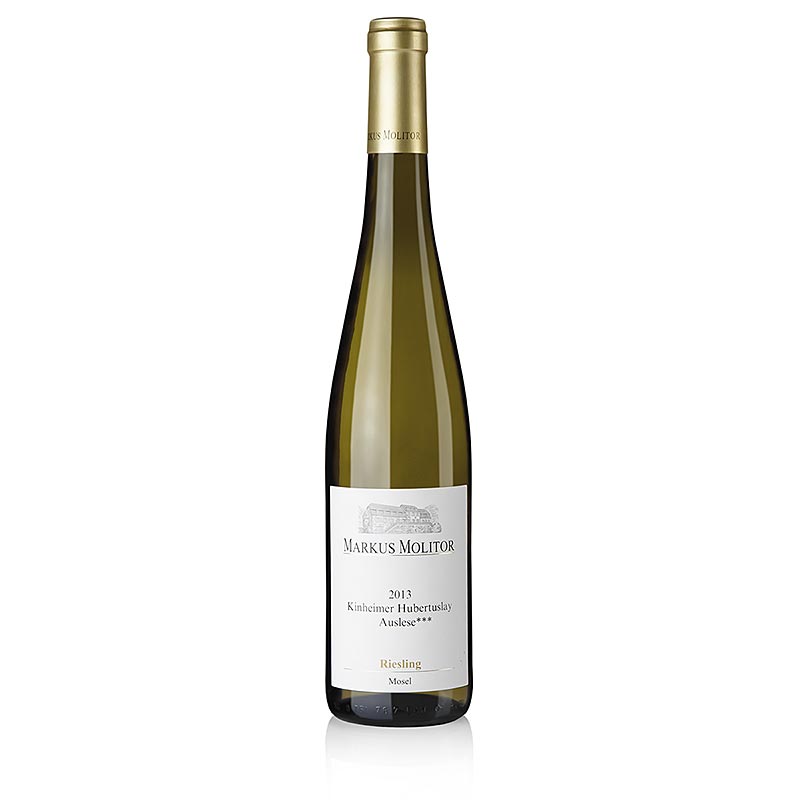 2013er Kinheimer Hubertuslay Riesling Auslese, süß, 7,5% vol., Molitor - 750 ml - Flasche 2013er Kinheimer Hubertuslay Riesling Auslese, süß, 7,5% vol., Molitor - 750 ml - Flasche