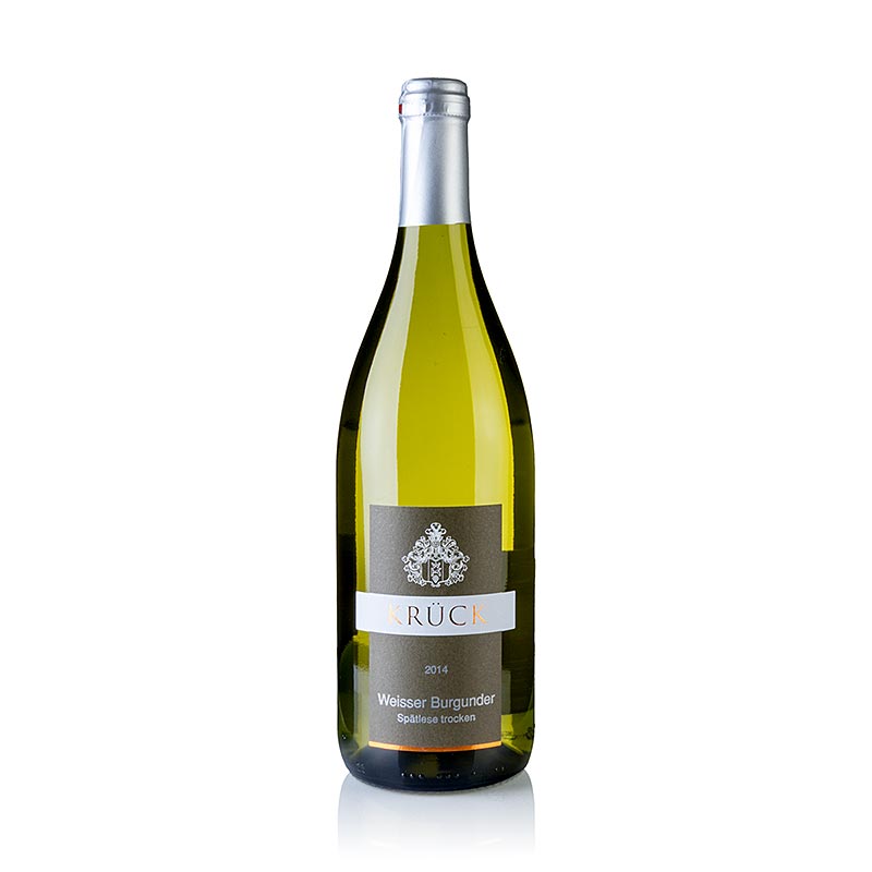 2014er Weißburgunder Spätlese, trocken, 12% vol., Krück - 750 ml - Flasche 2014er Weißburgunder Spätlese, trocken, 12% vol., Krück - 750 ml - Flasche