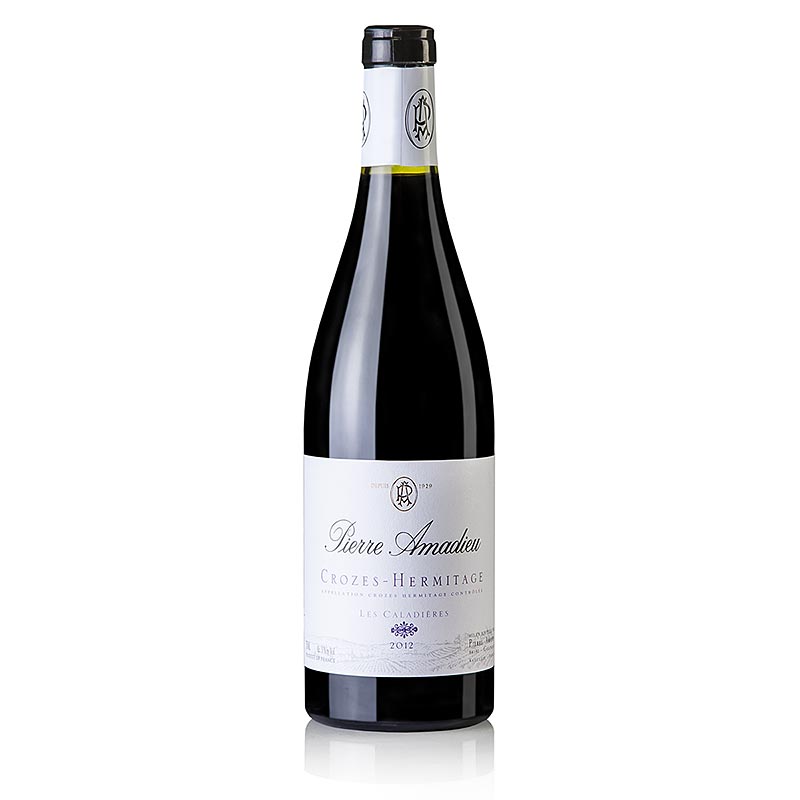 2012er Crozes Hermitage Les Caladieres, Syrah, 13% vol., Pierre Amadieu - 750 ml - Flasche 2012er Crozes Hermitage Les Caladieres, Syrah, 13% vol., Pierre Amadieu - 750 ml - Flasche