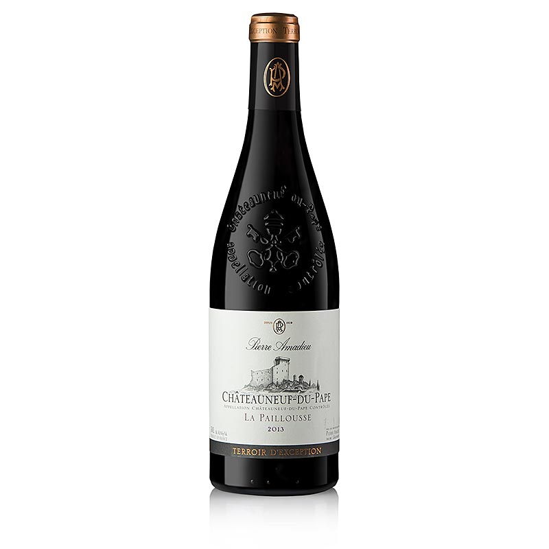 2013er Chateauneuf-du-Pape La Paillouse, Cuvee, 14% vol., Pierre Amadieu - 750 ml - Flasche 2013er Chateauneuf-du-Pape La Paillouse, Cuvee, 14% vol., Pierre Amadieu - 750 ml - Flasche