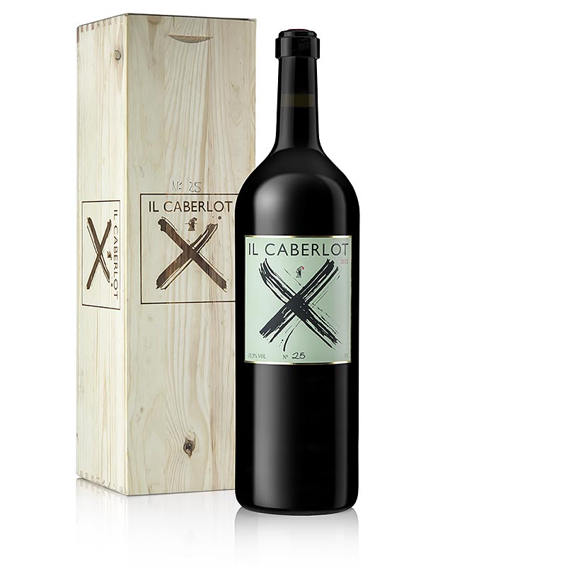 2012er Il Caberlot, Barrique, trocken, 13,% vol., Doppelmagnum, Il Carnasciale - 3 l - Flasche 2012er Il Caberlot, Barrique, trocken, 13,% vol., Doppelmagnum, Il Carnasciale - 3 l - Flasche
