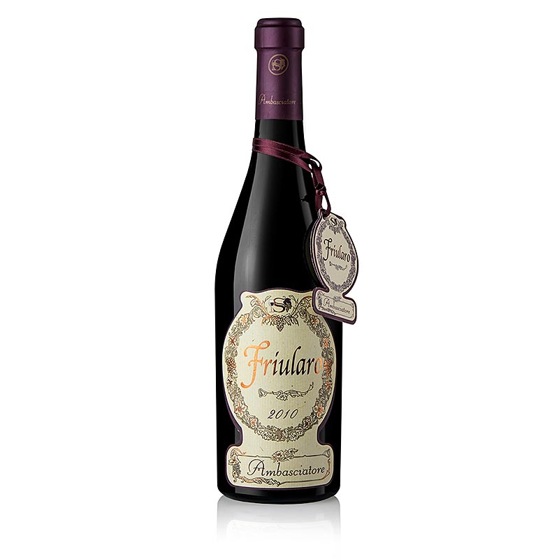 2010er Friularo Ambasciatore, Raboso, trocken, Barrique, 14,5% vol., Sansovino - 750 ml - Flasche 2010er Friularo Ambasciatore, Raboso, trocken, Barrique, 14,5% vol., Sansovino - 750 ml - Flasche