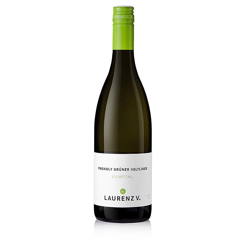 2015er Friendly, Grüner Veltliner, trocken, 12,5% vol., Laurenz V. - 750 ml - Flasche 2015er Friendly, Grüner Veltliner, trocken, 12,5% vol., Laurenz V. - 750 ml - Flasche