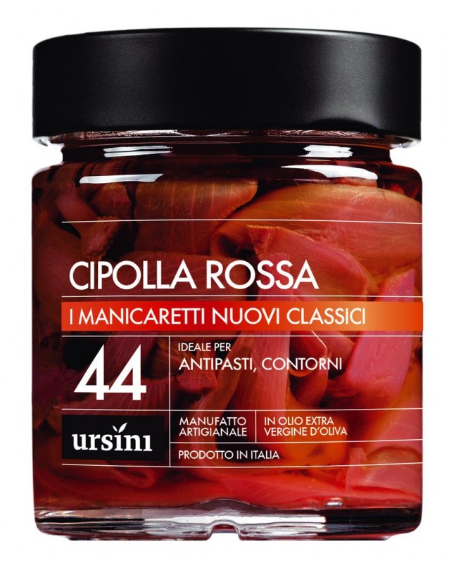 Rote Zwiebeln, Cipolla Rossa, Ursini - 250 g - Glas Rote Zwiebeln, Cipolla Rossa, Ursini - 250 g - Glas