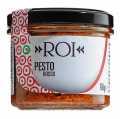 Pesto rosso, pesto de rosii uscate, Olio Roi - 90 g - Sticla