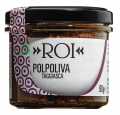 Polpoliva Taggiasca, Black Olive Cream, Olio Roi - 90 g - Glas