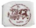 Tomme Fleurette truffee, soft raw cow`s milk cheese with truffles, Michel Beroud - about 170 g - piece