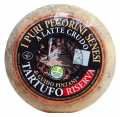 Formaggio toscano di pecora al tartufo, stagionato, Pecorino Riserva al Tartufo, stagionatura 6 mesi, Pinzani - circa 1,5 kg - kg