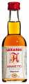 Bittere amandel likeur 28%, Amaretto di Saschira, Luxardo - 0,05 l - fles