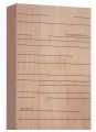 Line pattern parallel, made of beech wood, cutting board for cheese, rectangular, Sebastian Bergne - 18 x 12 x 4.5 cm - piece
